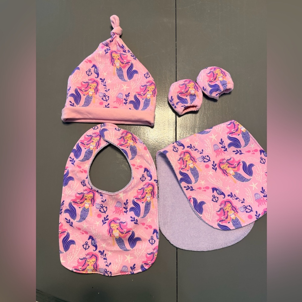New Artisan Newborn Mermaid Bundle | 3-Layer Protection & Double-Layer Mitts